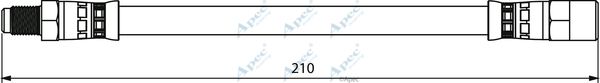 APEC BRAKING Тормозной шланг HOS3949